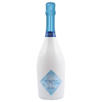 Вино игристое Terra Serena Spumante Serena Ice белое полусухое 10,5% 0,75л - купить, цены на AlcoHub - фото 1