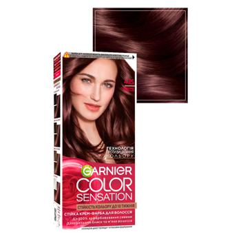 Garnier Color Sensation 4.15 Ice Chestnut Hair Dye - buy, prices for MegaMarket - photo 2