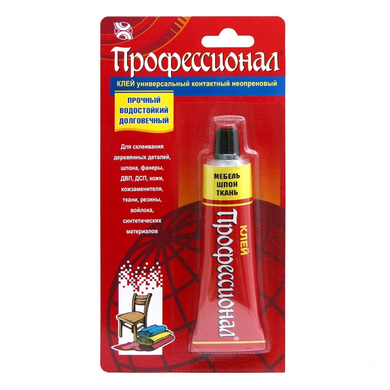 

Клей Профессионал для мебели шпона и ткани 35мл
