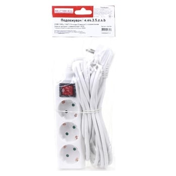 Extension Cable With Grounding 3 Sockets 5m - buy, prices for Auchan - photo 1