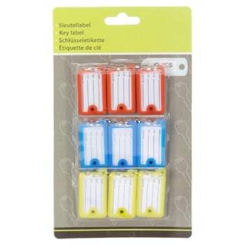 Tags for keys 9pcs - buy, prices for Auchan - photo 1