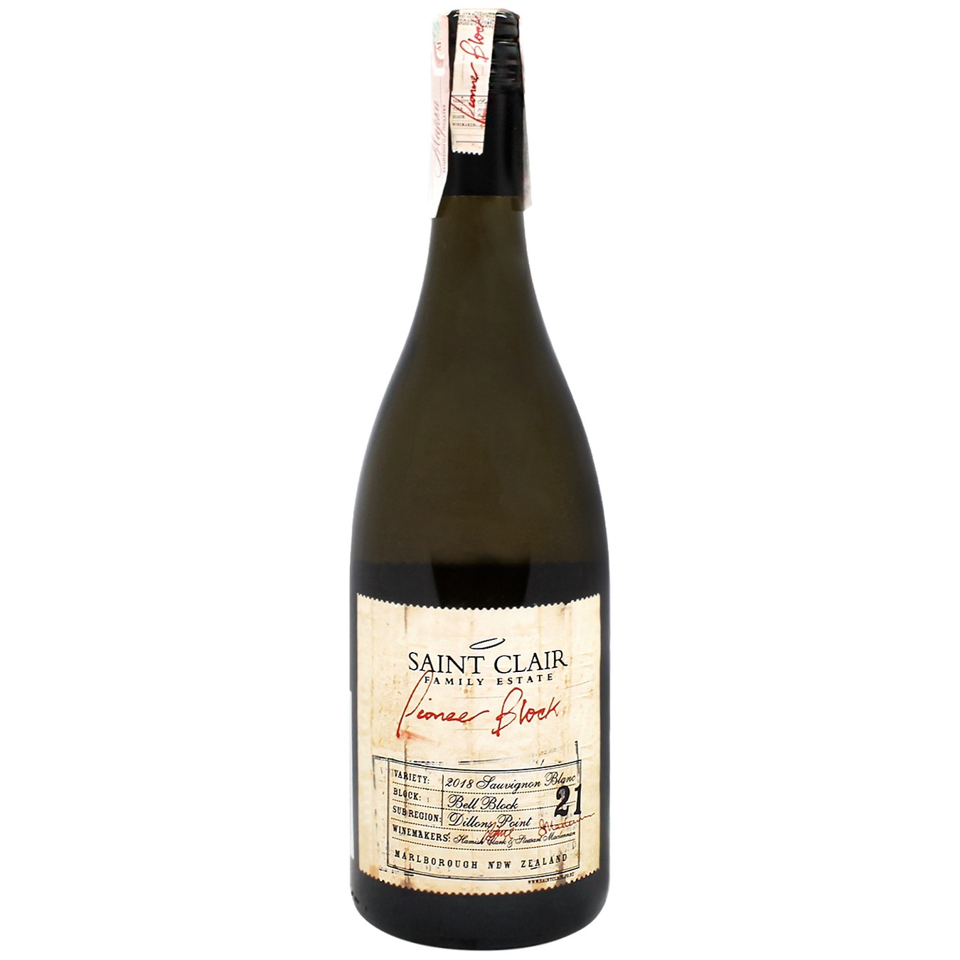 

Вино Saint Clair Pioneer Block Sauvignon Blanc белое сухое 13,5% 0,75л