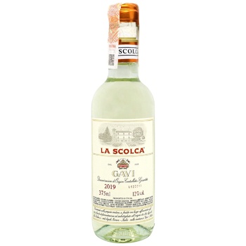 Вино La Scolca Gavi 12% 0,375л