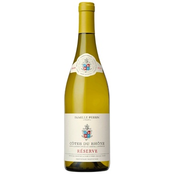 Famille Perrin Cotes du Rhone White Dry Wine 13% 0.75l - buy, prices for MegaMarket - photo 1