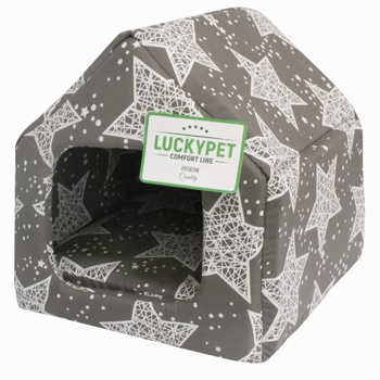 Будиночок Lucky Pet Джесі №1 сірий 30х33х33см - купити, ціни на ULTRAMARKET - фото 1