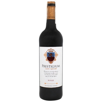 Вино Prestigium Cuvee speciale красное сухое 11% 0,75л