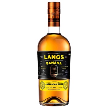 Langs Banana Rum 37.5% 0.7l - buy, prices for MegaMarket - photo 1