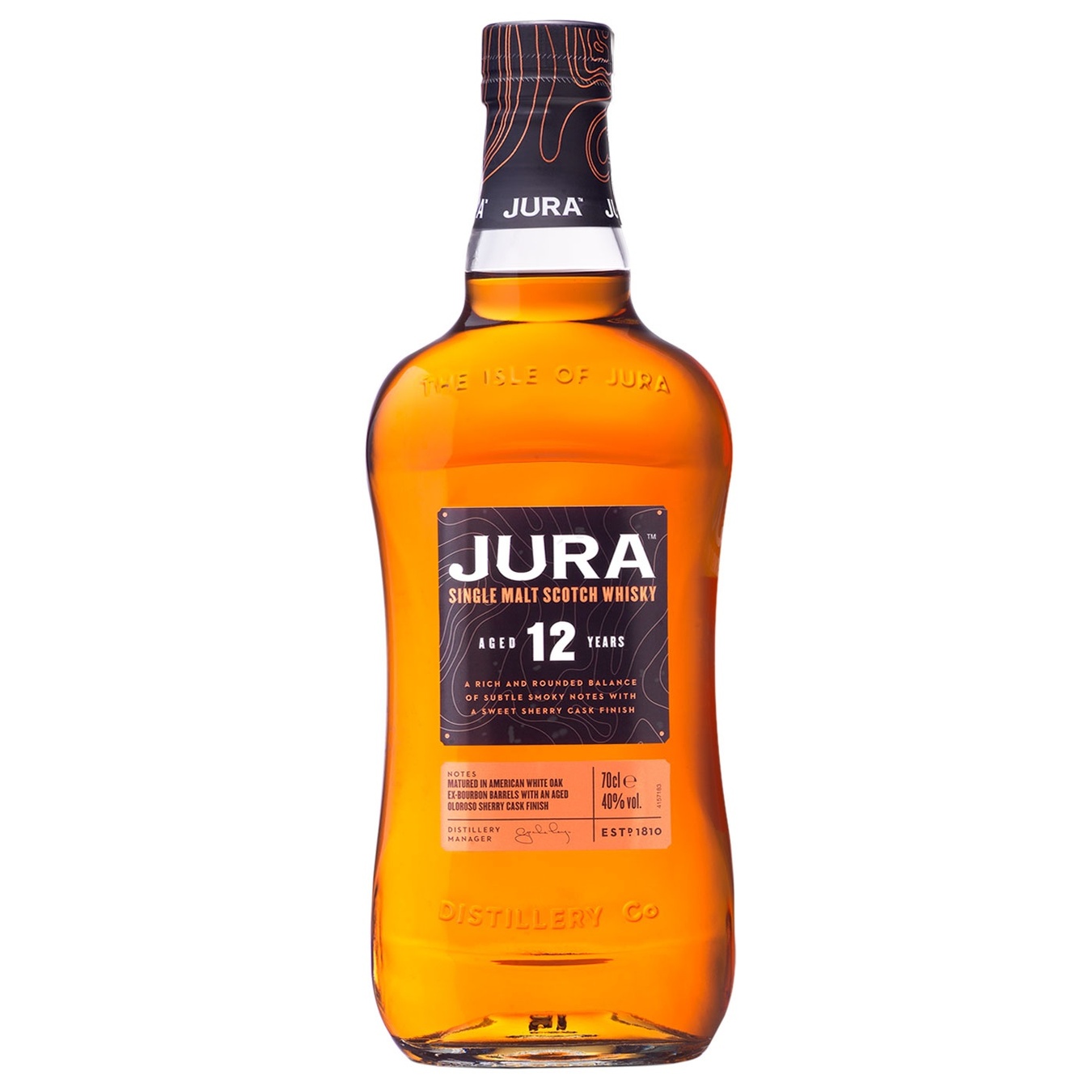 

Виски Isle of Jura 12y.o. Box 40% 0,7л + 2 бокала