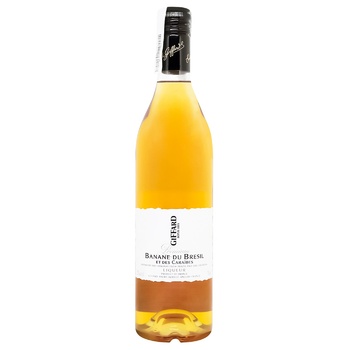 Лікер Giffard Premium Banane du Bresil 25% 0,7л - купити, ціни на WINETIME - фото 1