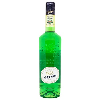 Ликер Giffard Green Melon 20% 0,7л - купить, цены на WINETIME - фото 1