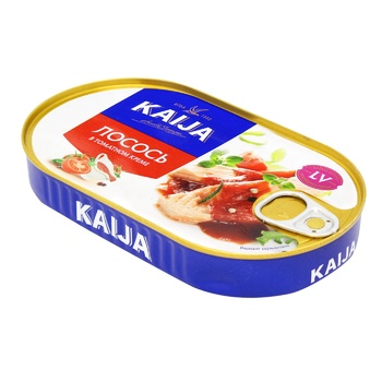 Лосось Kaija филе в томатном креме 170г - купить, цены на Auchan - фото 2