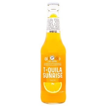 Сидр Le COQ T-Quila Sunrise 4,7% 0,33л - купити, ціни на МегаМаркет - фото 1