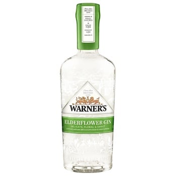 Джин Warner's Elderflower 40% 0,7л - купить, цены на WINETIME - фото 1