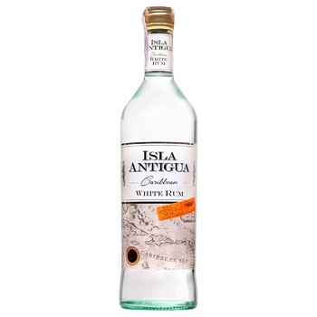 Ром Dilmoor Isla Antigua White Rum 37,5% 1л - купити, ціни на ULTRAMARKET - фото 1