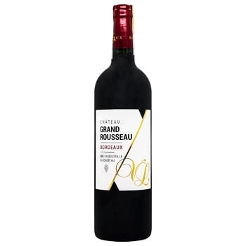 LD Vins Chateau Grand Rousseau Red Dry Wine 13% 0.75l - buy, prices for MegaMarket - photo 1