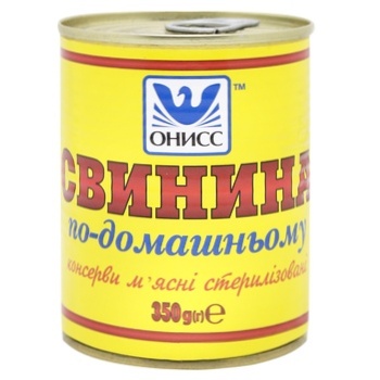 Свинина Онисc По-домашньому тушкована 350г - купити, ціни на Таврія В - фото 1