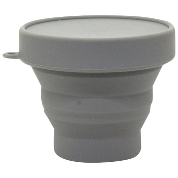 Tourist Silicone Folding Cup with Cover 200ml - buy, prices for MegaMarket - photo 2