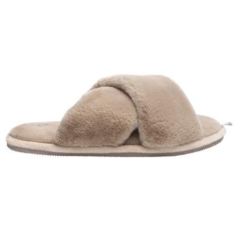 Twins HS-LUX Women's Fur Cross-Over Slippers s.40 Latte - buy, prices for - photo 2