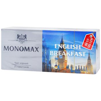 Monomax English Breakfast Black Tea 25pcs*1.5g - buy, prices for Auchan - photo 1