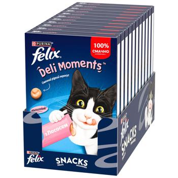Felix Deli Moments Additional Feed with Salmon for Adult and Senior Cats 40g - buy, prices for MasterZoo - photo 8