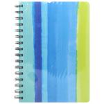 Книга для нотаток Buromax Colour Lines синя А5 80 аркушів