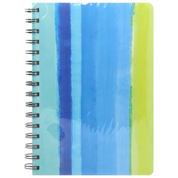 Книга для заметок Buromax Colour Lines синяя А5 80 листов
