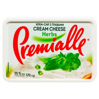 Premialle Cream Cheese with Herbs 55% 170g - buy, prices for Ideal - photo 2