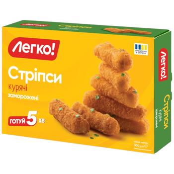 Legko Frozen Chicken Strips 300g - buy, prices for NOVUS - photo 1