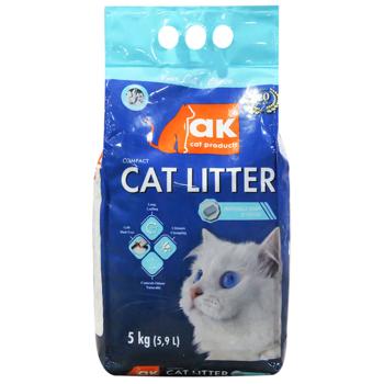 Наповнювач бентонітовий Akcat Products Cat 5кг - купити, ціни на МегаМаркет - фото 1