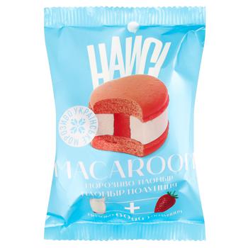 Nicee Plombir-Strawberry Macaroon Ice Cream 60g - buy, prices for - photo 1