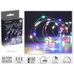 Гирлянда внутренняя 100LED разноцветная 510см