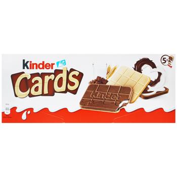 Kinder Cards Cookies 128g - buy, prices for COSMOS - photo 1