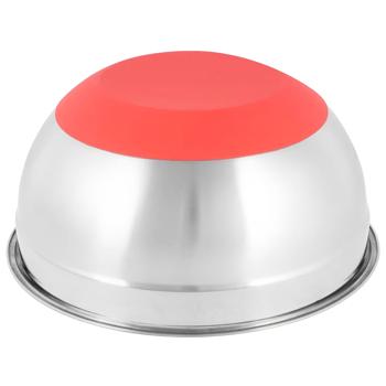 Миска Kamille КМ4352 сталь силиконовое/антиковзающее дно 30*14см - купить, цены на Восторг - фото 3