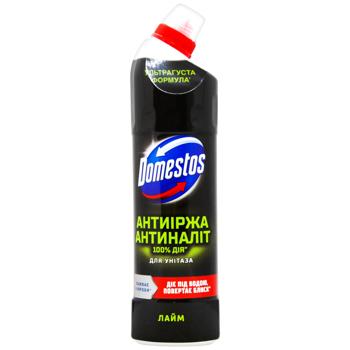 Засіб чистячий Domestos Лайм для унітазу 750мл - купити, ціни на КОСМОС - фото 1