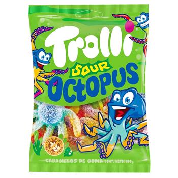 Цукерки Trolli Кислий восьминіг жувальні 100г