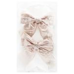Набор бантов розовых 2шт 15*15см