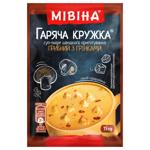 Суп-пюре МИВИНА® Горячая кружка грибной с гренками быстрого приготовления 15г