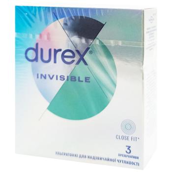 Презервативи Durex Іnvisible латексні з силіконовою змазкою ультратонкі Зшт - купити, ціни на Чудо Маркет - фото 8