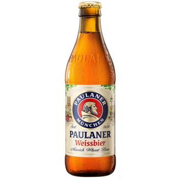 Пиво Paulaner Weissbier світле нефільтроване 5,5% 0,5л - купити, ціни на За Раз - фото 1