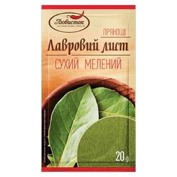 Лист Любисток лавровий сухий мелений 20г - купити, ціни на Grono - фото 1
