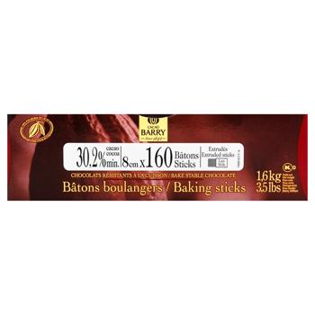 Cacao Barry Bake Stable Chocolate Sticks 10g 8cm 1.6kg - buy, prices for METRO - photo 3