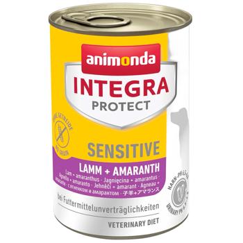 Корм ветеринарний вологий Integra Protect Sensitiv Lamb + Amaranth для собак при харчовій непереносимості ягня + пастернак 400г - купити, ціни на MasterZoo - фото 1