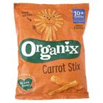 Палички кукурудзяні з морквою органічні (з 10 місяців) 15г, Organix
