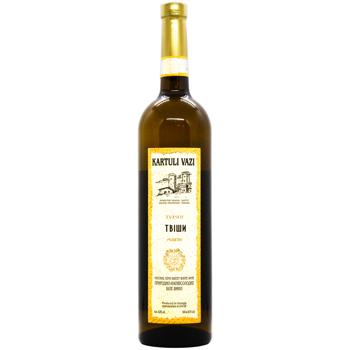 Вино Kartauli Vazi Твіші біле напівсолодке 11% 0,75л - купити, ціни на NOVUS - фото 1