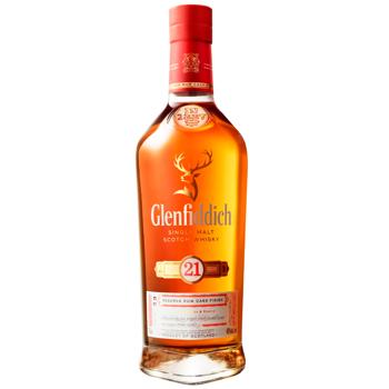 Віскі Glenfiddich 21 рік 42% 0,7л - купити, ціни на WINETIME - фото 1