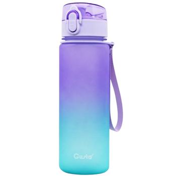 Gusto Lilac Turquoise Water Bottle 450ml - buy, prices for Auchan - photo 1