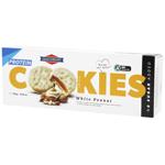 Печенье Quickbury протеиновое с белым шоколадом и арахисом 128г