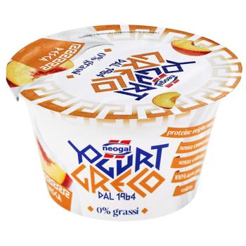 Neogal Peach Greek Yogurt 0% 150g - buy, prices for NOVUS - photo 1