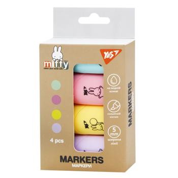 Маркери текстові Yes Miffy 4шт - купити, ціни на - фото 2