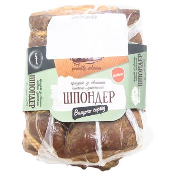 Шпондер З печі из свинины копчено-запеченный высший сорт ~500г - купить, цены на ЕКО Маркет - фото 1